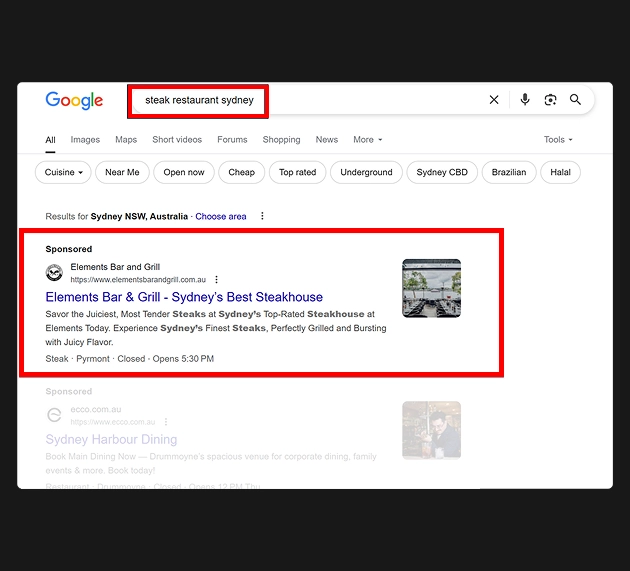 Elements Bar & Grill screenshot 3
