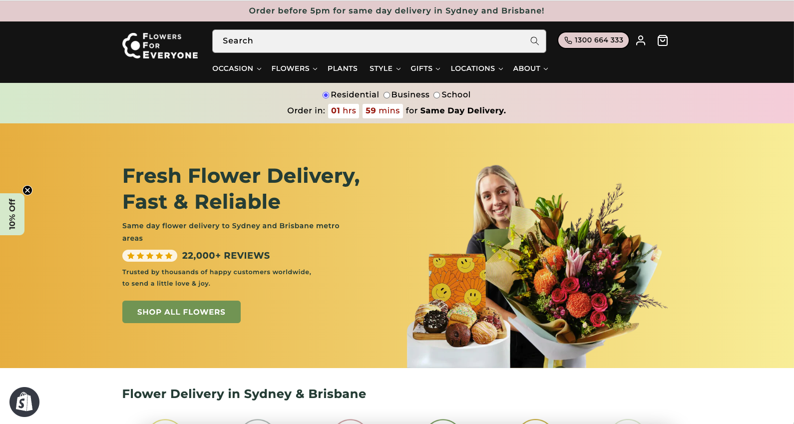 FFE Website - Homepage