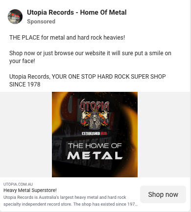 Utopia Records Ad 4